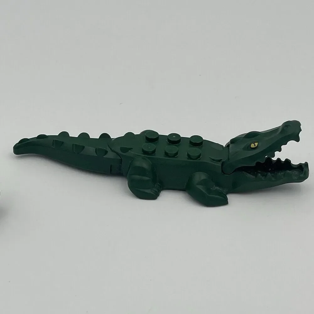 LEGO Alligator / Crocodile Dark Green Minifigure Bundle Lot